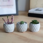 Mini növénytartó - "Terme" - szürke
