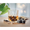 Whiskys pohár készlet bambusz dobozban